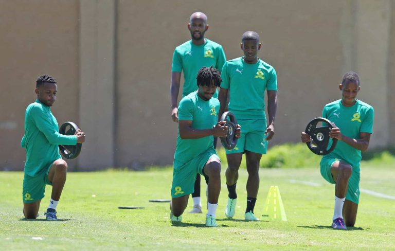 Football - CAF Champions League 2024/25 - Mamelodi Sundowns Training Session - Chloorkop