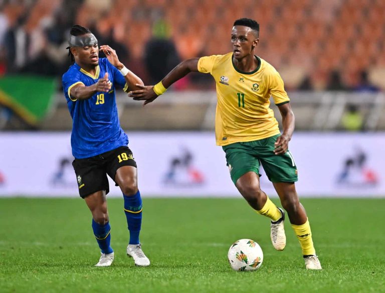 Football - 2025 International Friendly - South Africa v Tanzania - Peter Mokaba Stadium - Polokwane