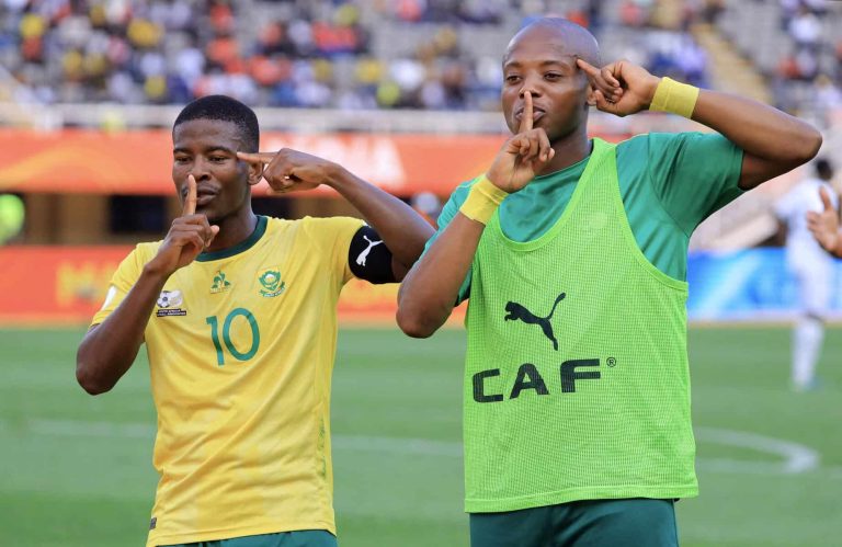 Football - 2024 African Nations Championship - South Africa v Guinea - Mandela National Stadium - Kampala - Uganda