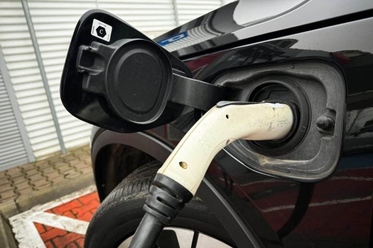 Hybrid Car Charging Photo Illustrations