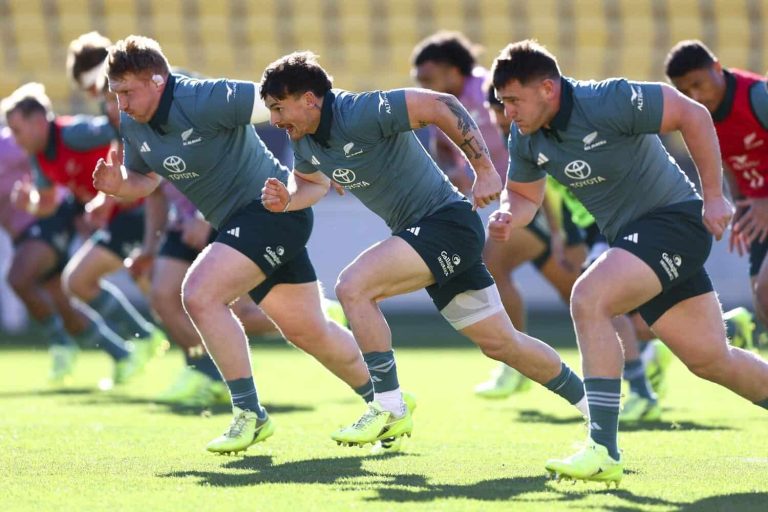 New Zealand All Blacks Training Session