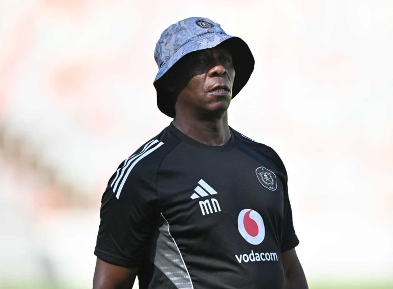 Football - CAF Champions League 2025/26 - Preliminary Round - 1st Leg - Orlando Pirates Training - Free State Stadium - Bloemfontein