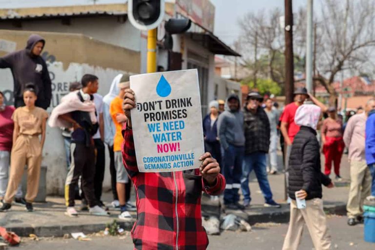Coronationville Residents Protest Against Water Shortages