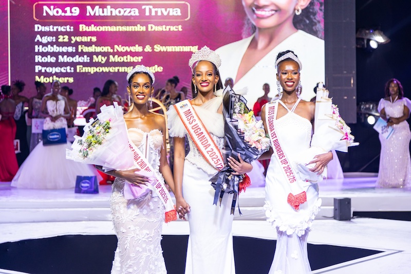 202509Trivia-Muhoza-with-first-runner-up-Agatha-Drakes-Keine-and-second-runner-up-Faith-Kirabo
