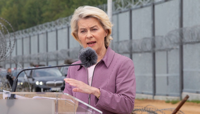 European Commission President Ursula von der Leyen to visit Poland's border with Belarus, to meet Polish PM Donald Tusk.