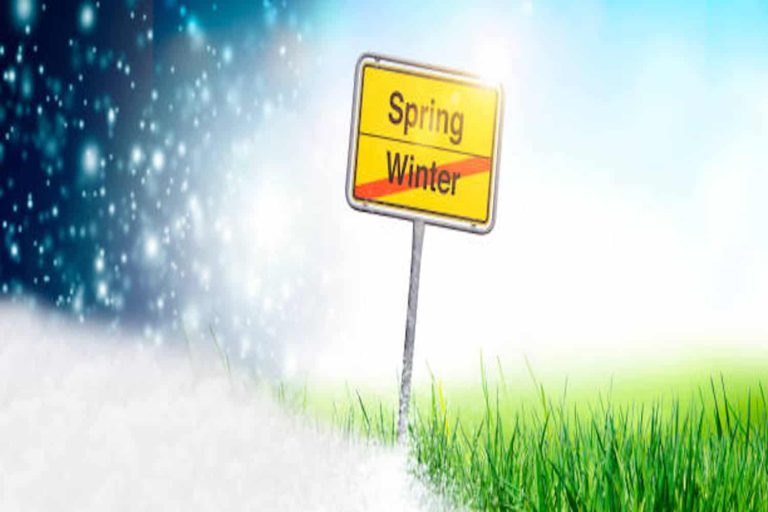 Schild spring winter