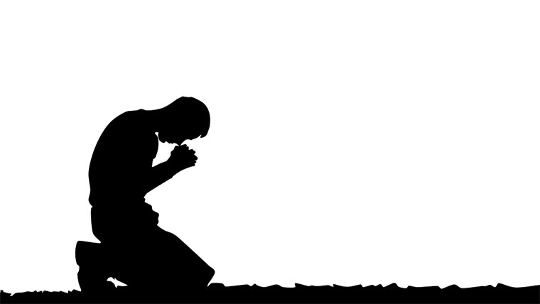 201803Praying-silhoutte