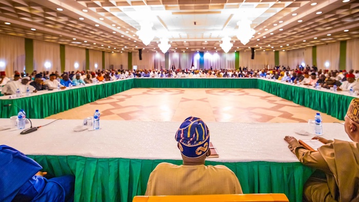 202405National-Assembly-Leadership-Meet-With-Tinubu-At-Presidential-Villa
