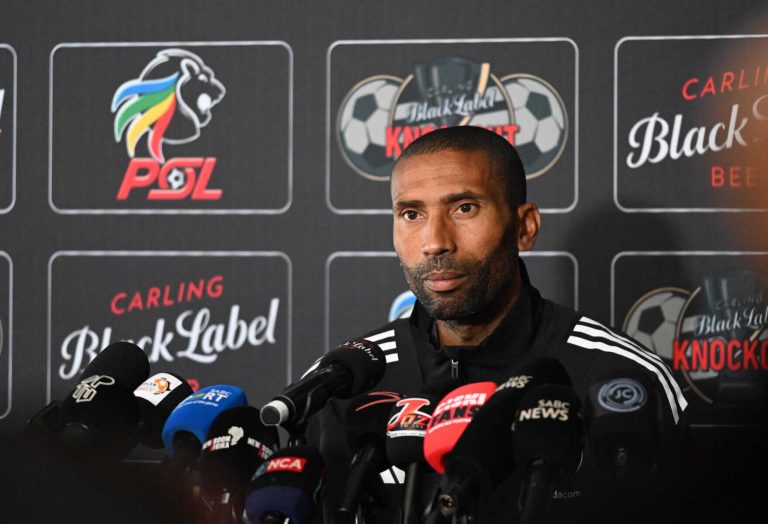 Football - 2025 Carling Knockout Cup - Last 16 - Orlando Pirates FC - Press Conference - SAB - ABInbev Africa Headquarters