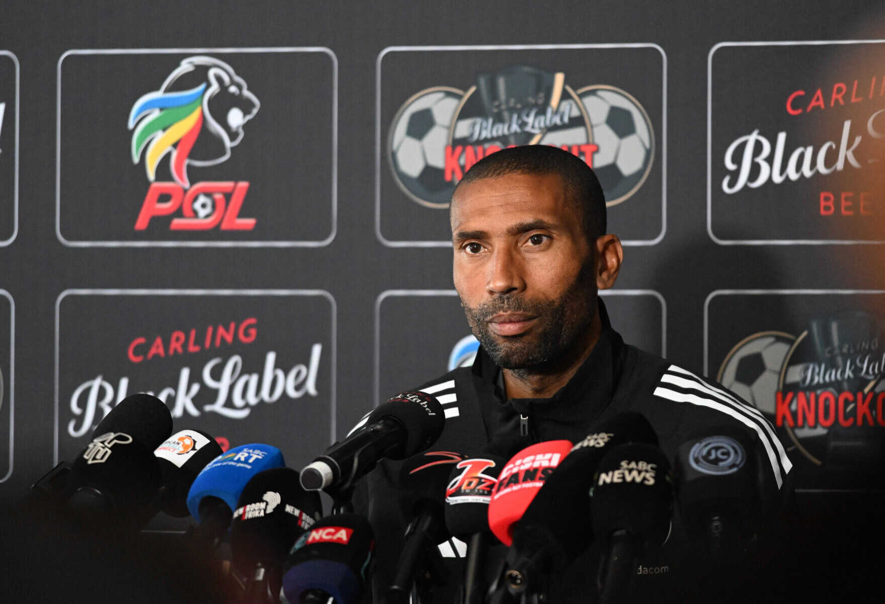 Football - 2025 Carling Knockout Cup - Last 16 - Orlando Pirates FC - Press Conference - SAB - ABInbev Africa Headquarters