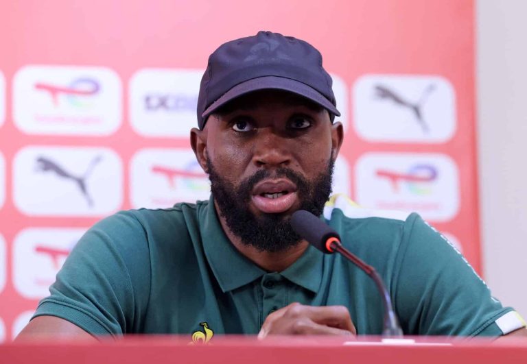 Football - 2024 African Nations Championship - South Africa Press Conference - Mandela National Stadium - Kampala - Uganda