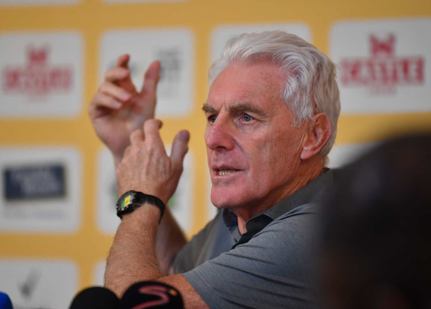 Football - 2026 FIFA World Cup Qualifiers - Media Round Table With Hugo Broos - SAFA House - Johannesburg