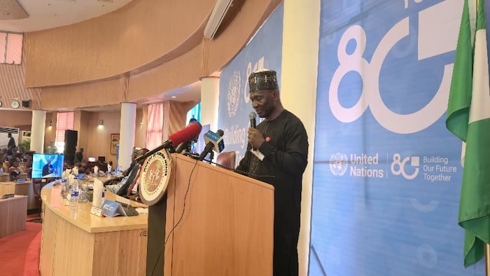 202510The-Permanent-Secretary-Ministry-of-Foreign-Affairs-Ambassador-Dunoma-Umar-at-the-commemoration-of-the-80th-anniversary-of-the-United-Nations-in-Abuja