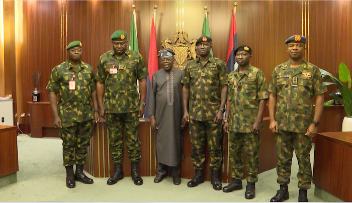 202510Tinubu-Hosts-New-Service-Chiefs-At-Presidential-Villa-Ahead-Of-Senate-Confirmation-Swearing-In