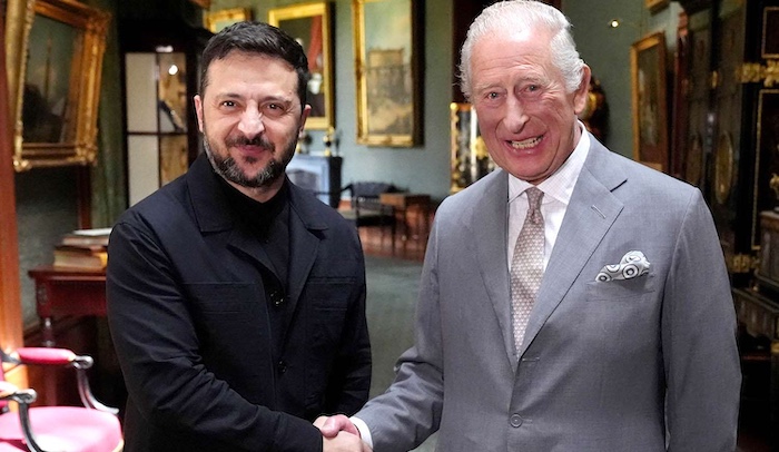 202510Zelensky-Meets-King-Charles-Before-London-Talks-With-Starmer-European-Leaders-On-Ukraine-Aid
