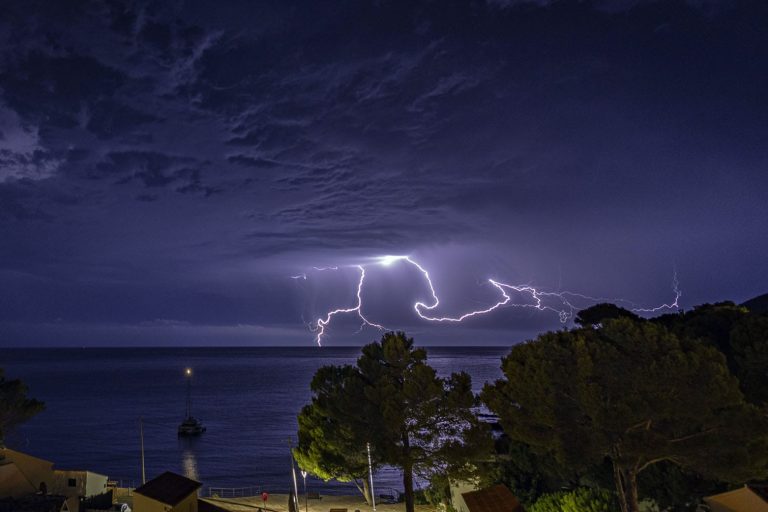 Thunderstorm in Mallorca