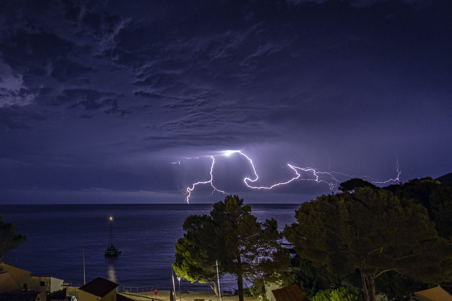 Thunderstorm in Mallorca