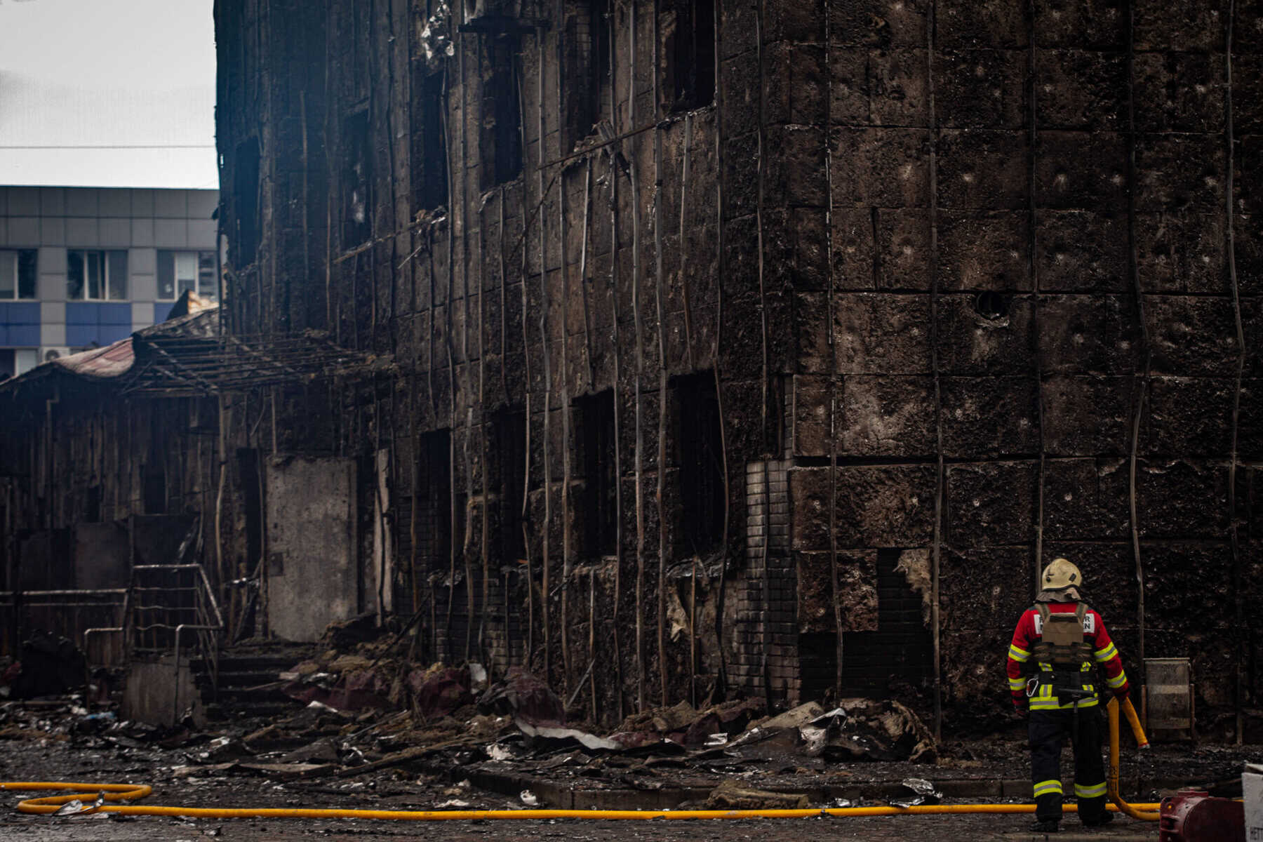 Russian Drone Attack On Sumy Train Station And Surrounding Area