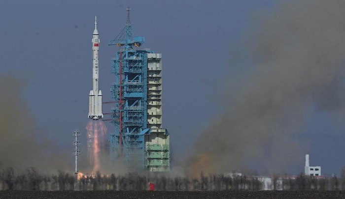 202511China-Launches-Rocket-To-Rescue-Three-Stranded-Astronauts-At-Tiangong-Space-Station