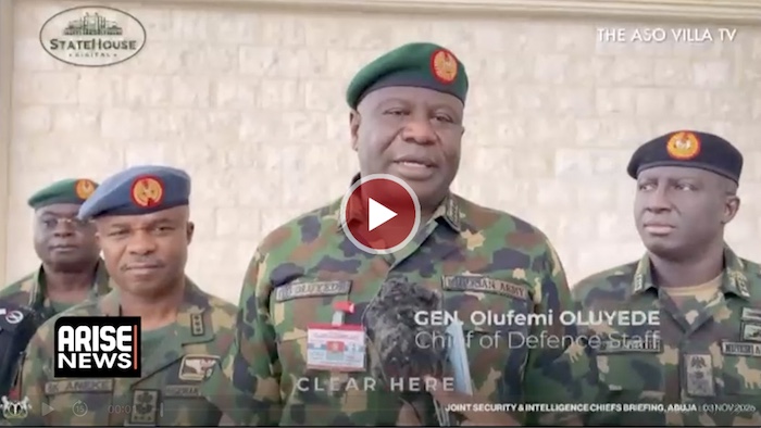 202511Defence-Oluyede-Denies-Christian-Persecution-In-Nigeria-Amid-Trumps-Threat-Of-US-Military-Action