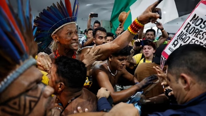 202511Indigenous-Protesters-Storm-COP30-In-Brazil-Over-Amazon-Deforestation-Disrupt-Global-Climate-Talks