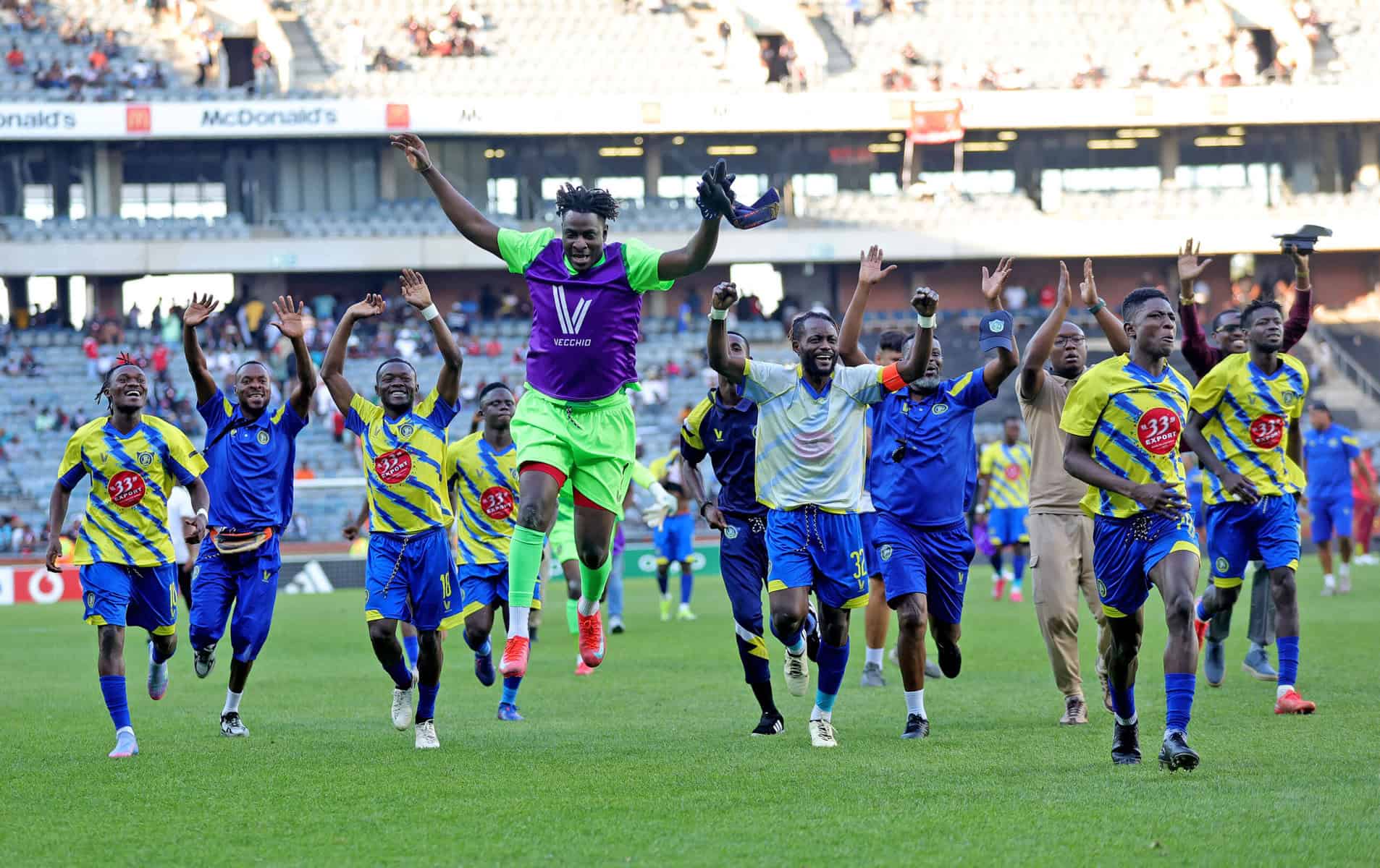 Football - CAF Champions League 2025/26 - Preliminary Round 2nd Leg - Orlando Pirates v Saint Eloi Lupopo - Orlando Stadium