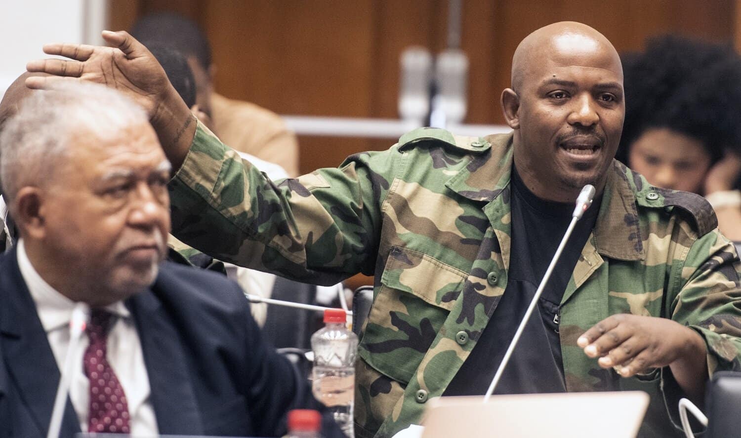 Suspended Deputy Police Commissioner Shadrack Sibiya Testifies Before Ad Hoc Committee Probing Police Corruption.