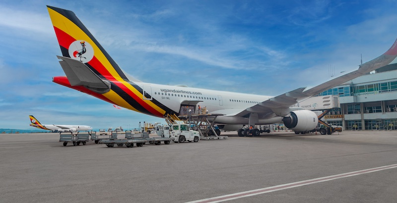 202503Uganda-Airlines-planes-at-Entebbe