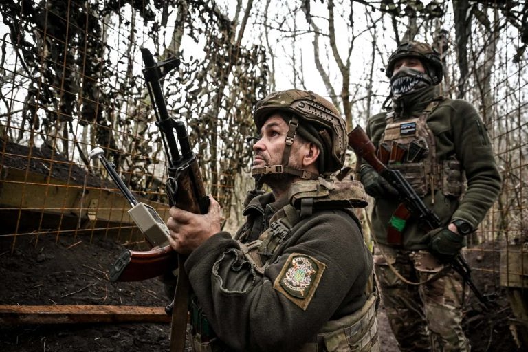 Artillery unit of Ukraine's 152nd Jaeger Brigade in Pokrovsk direction