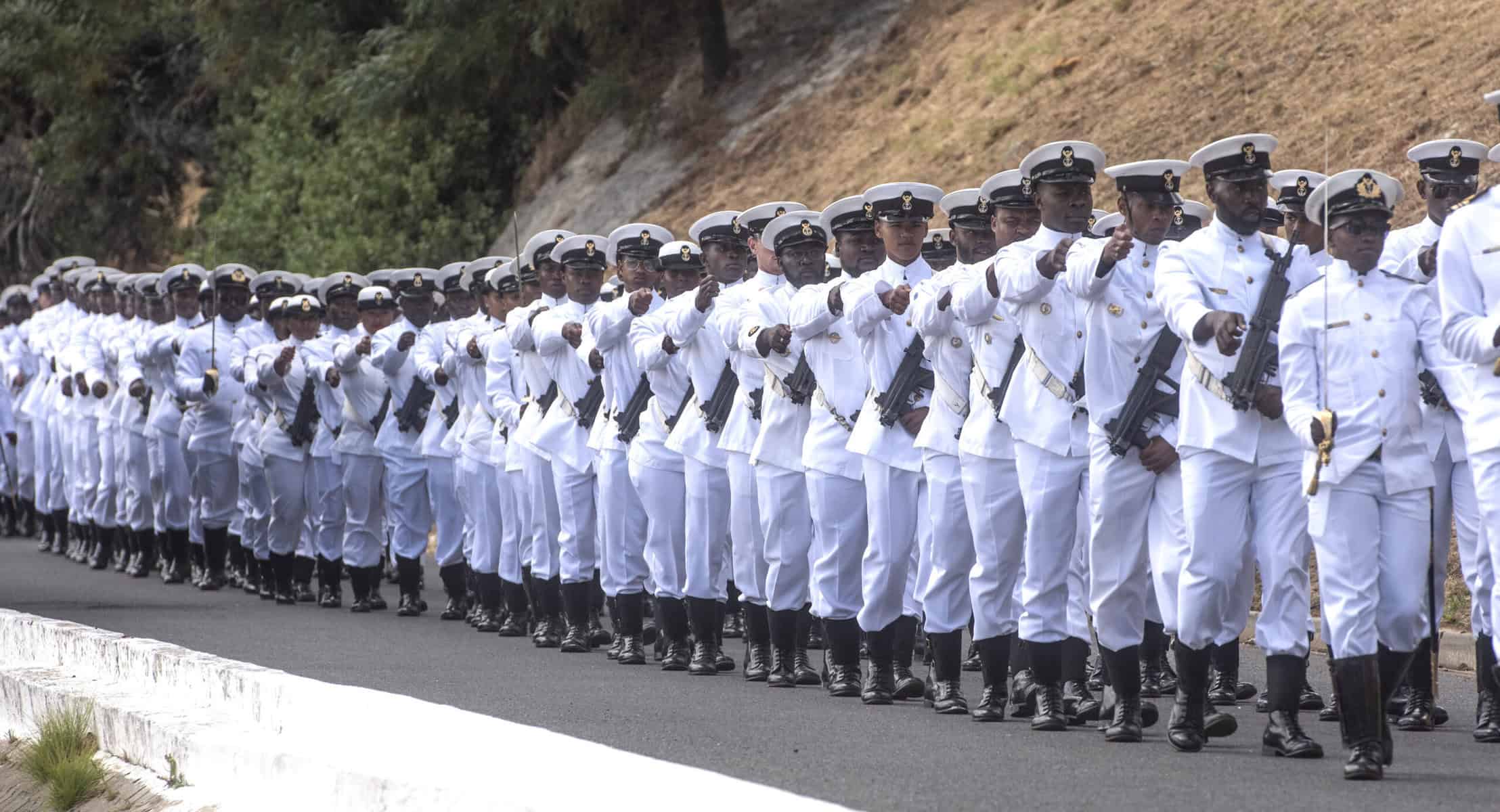South African Navy Fleet Change of Command Parade.