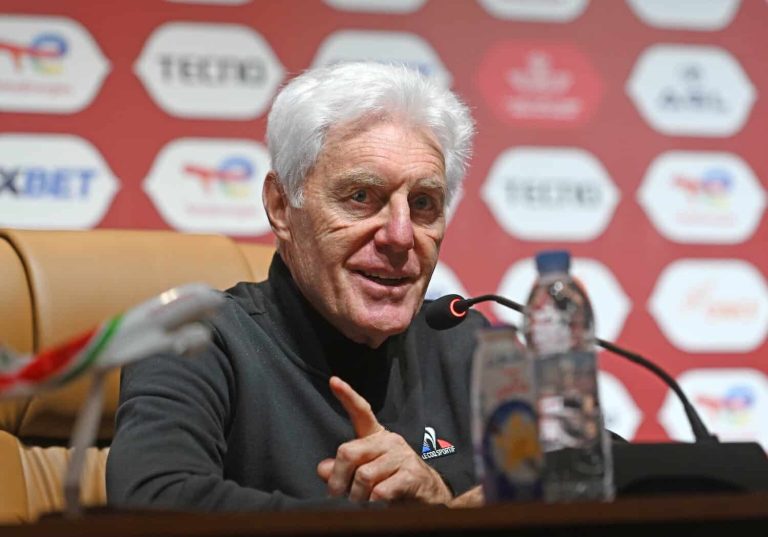 Football - 2025 Africa Cup of Nations - South Africa Press Conference - Marrakesh Stadium - Morocco