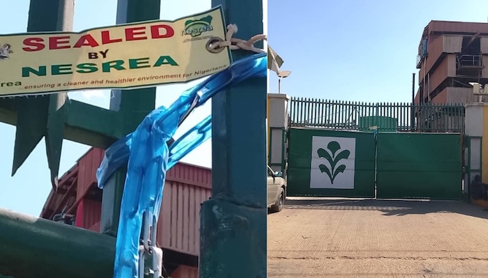 202512NESREA-Seals-Sunseed-Oil-Facility-In-Zaria-For-Breaching-Air-Quality-Standards