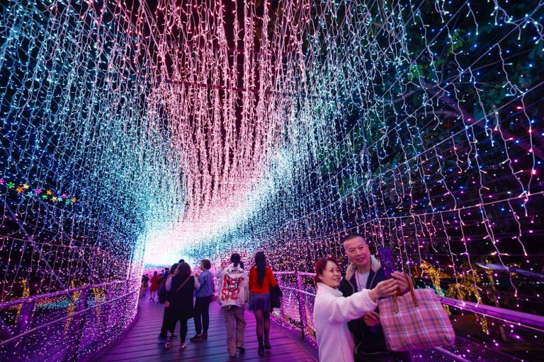 Christmas preparations in Taipei