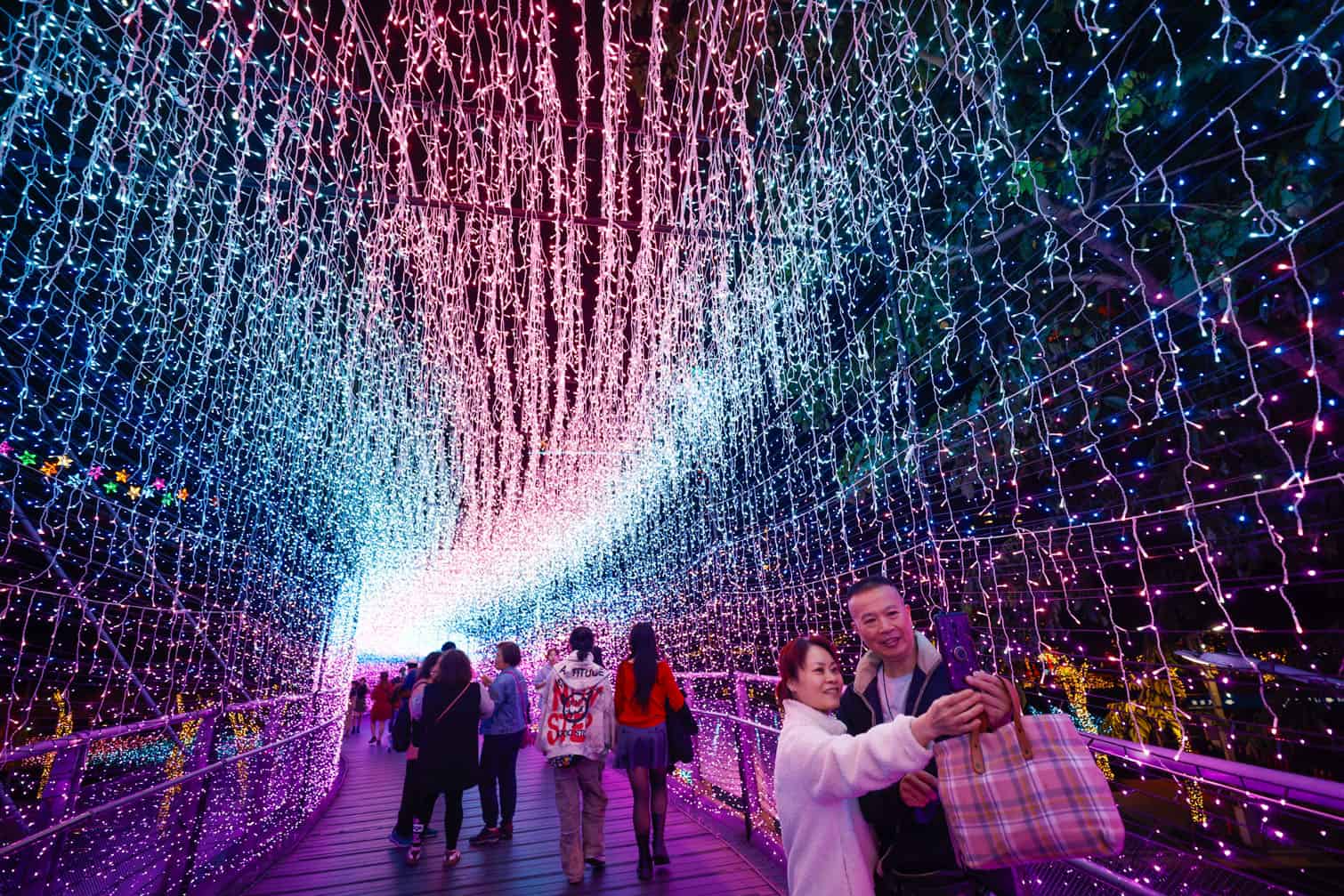Christmas preparations in Taipei