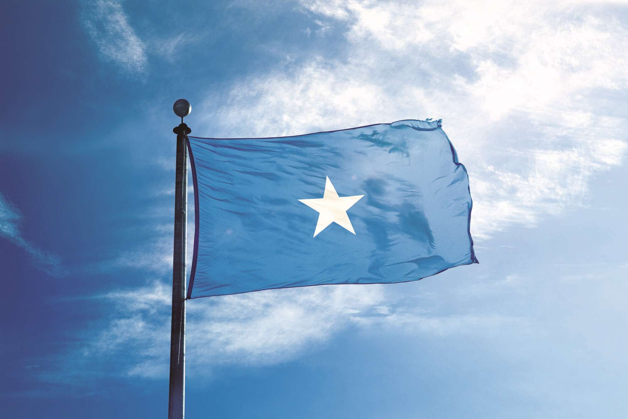 Somalia,Flag,On,The,Mast