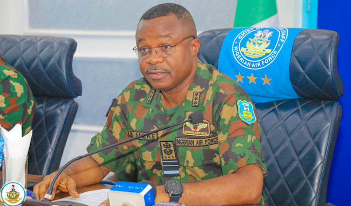 202512CAS-Aneke-orders-probe-after-Air-Force-pilots-eject-from-malfunctioning-Alpha-Jet-during-test-flight-in-Niger-State.-