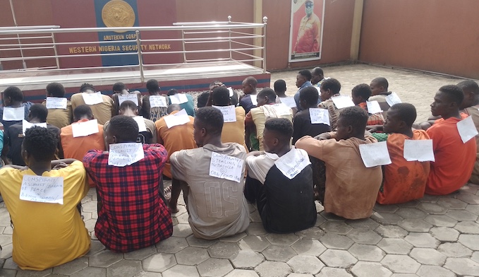 202601Amotekun-Arrests-17-Suspected-Kidnappers-In-Ondo