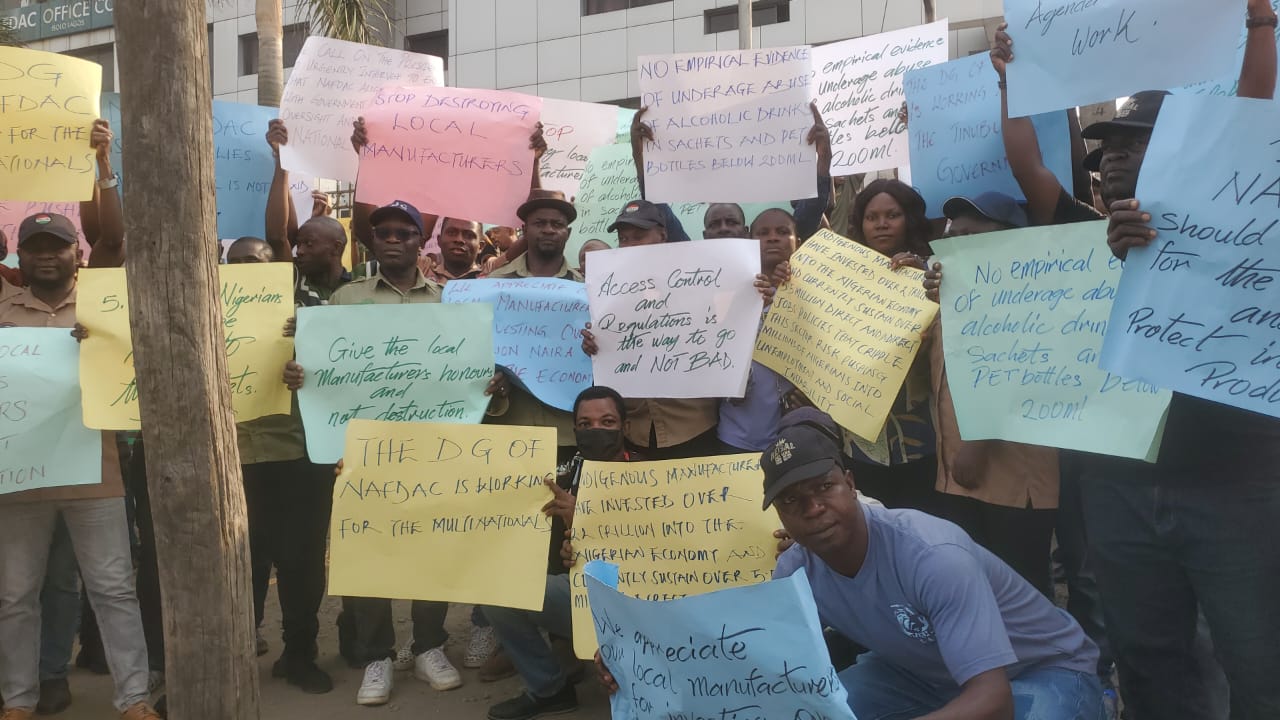 202601DIBAN-Labour-Unions-Protest-NAFDACs-Sachet-Alcohol-Ban