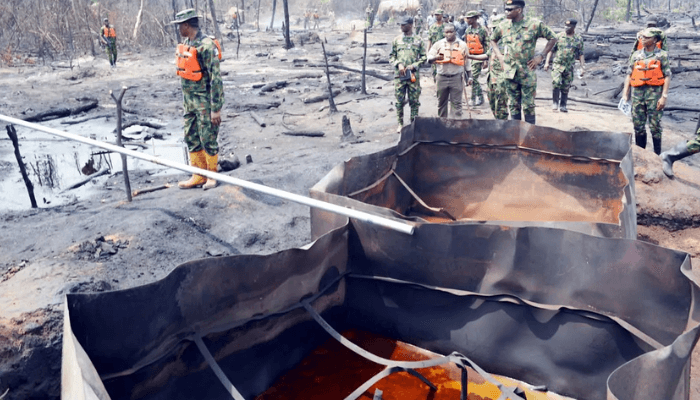 202601Military-Raises-Alarm-As-Oil-Thieves-Use-Chemicals-To-Produce-Adulterated-Fuel-In-Niger-Delta