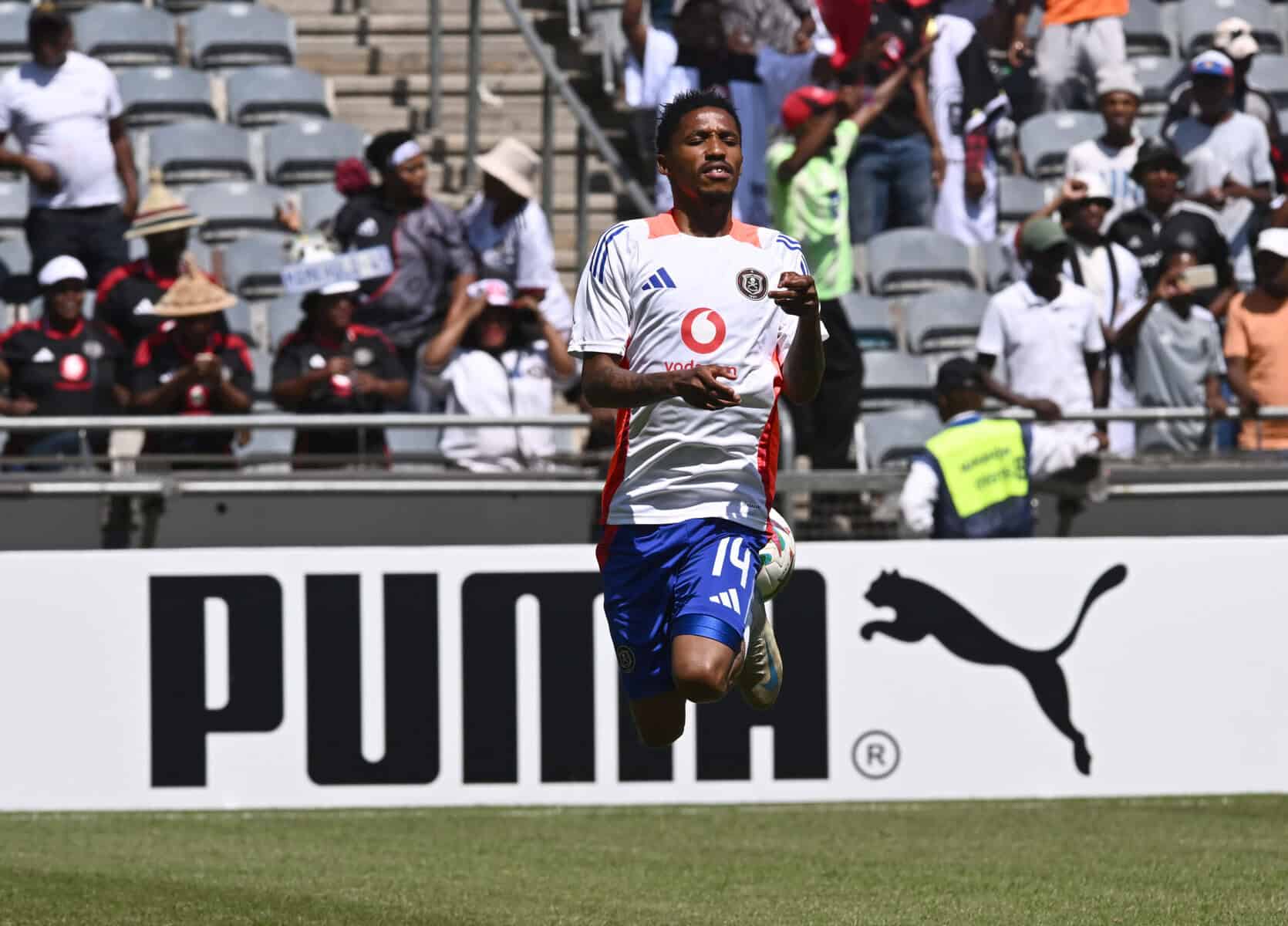 Football - CAF Champions League 2024/25 - Orlando Pirates v Al Ahly v Orlando Stadium - Soweto