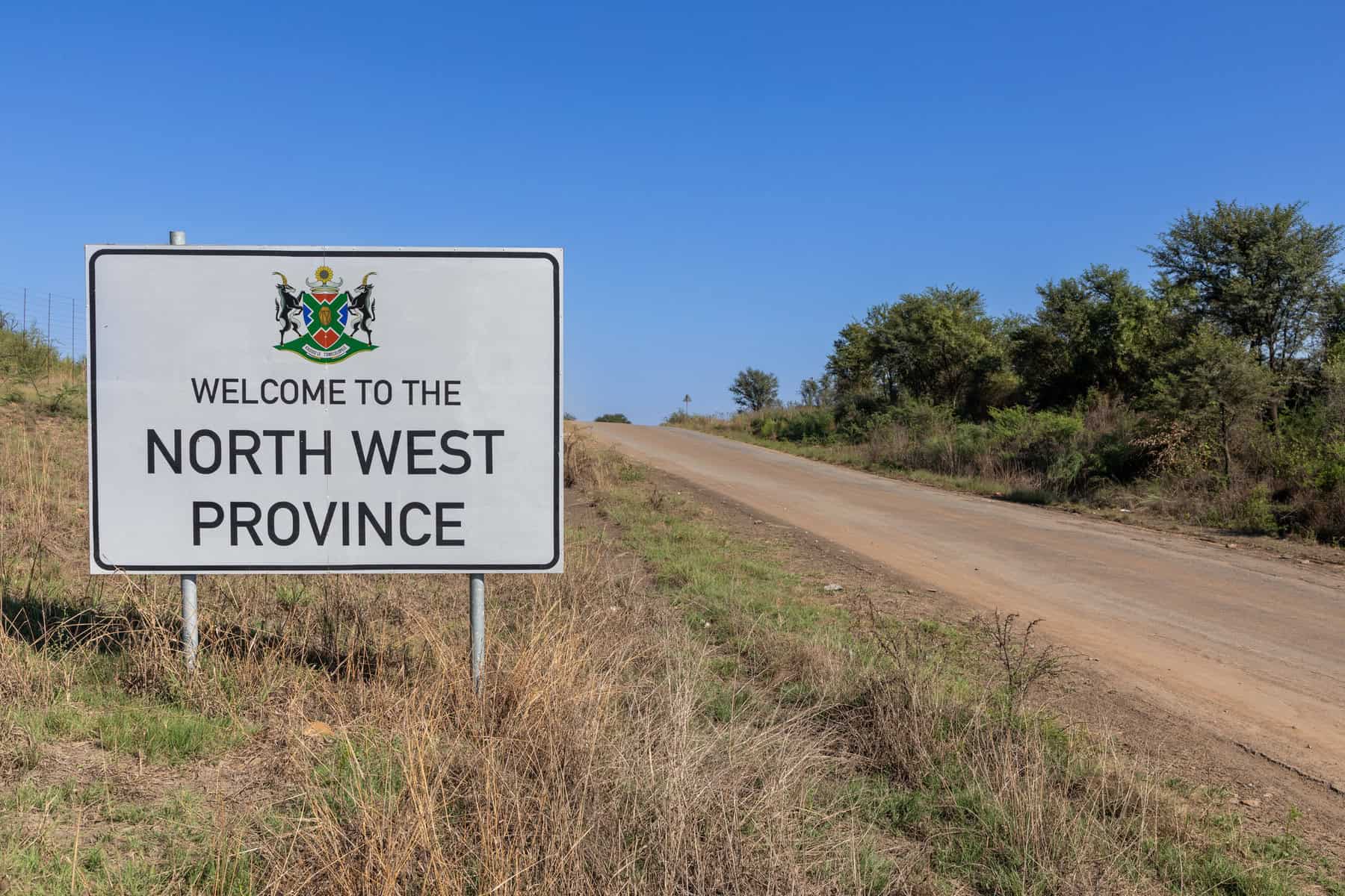 North West Province sign