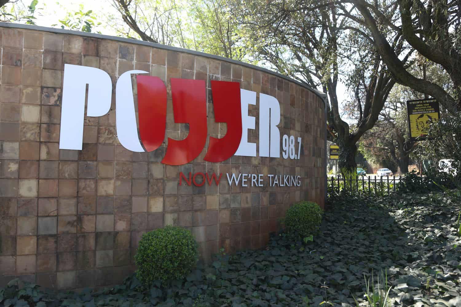 A general view of Power FM in Johannesburg