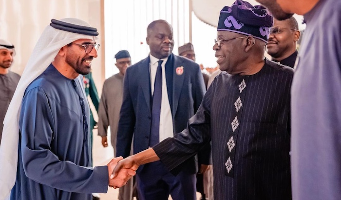 202601Tinubu-Arrives-UAE-For-2026-Abu-Dhabi-Sustainability-Summit