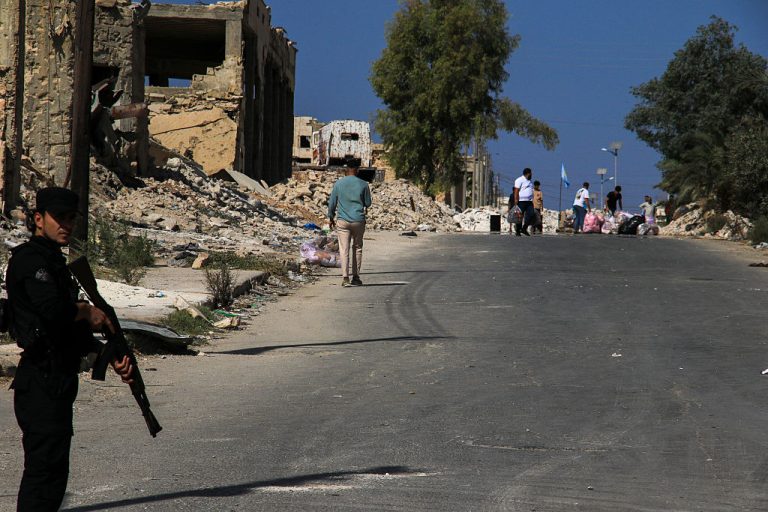 Civilians panic as clashes erupt between Syrian security forces and YPG/PKK in Aleppo