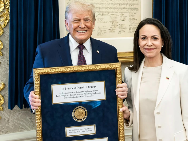 Trump-Accepts-Nobel-Peace-Prize-Medal-