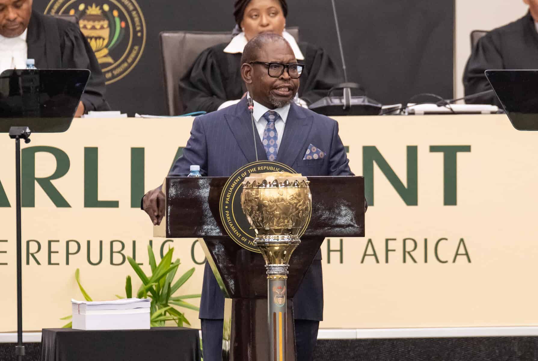 Finance Minister Enoch Godongwana Delivers 2026 Budget Speech.