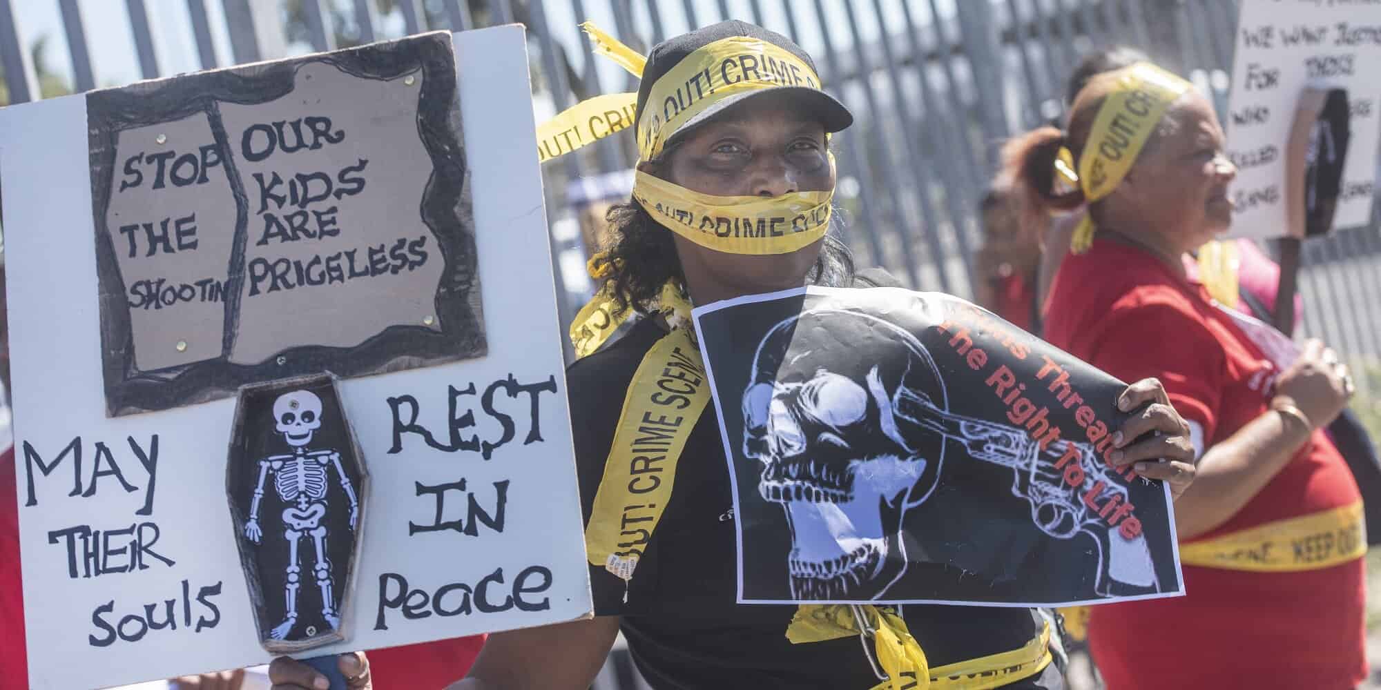 Cape Flats Safety Forum Protests Against Guns in Mitchells Plain