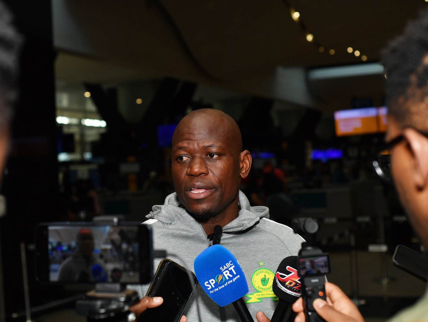 Football - FIFA Club World Cup 2025 - Mamelodi Sundowns Departure - OR Tambo International Airport - Johannesburg