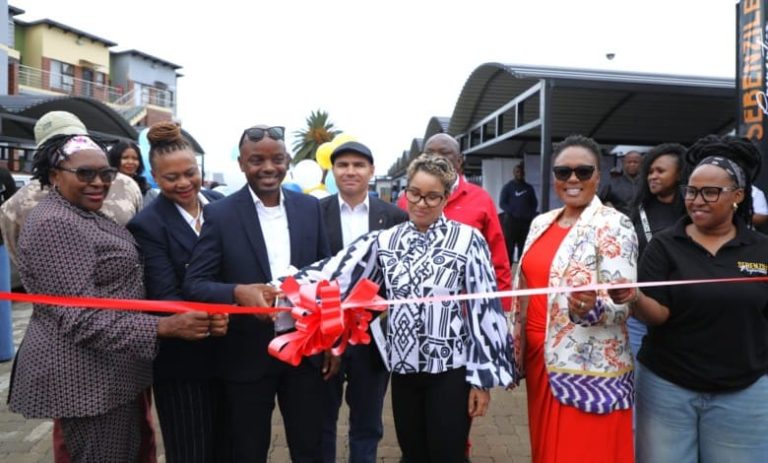 202602MEC-Tasneem-Motara-and-the-Sebenzile-Development-Team-during-the-ribbon-cutting-ceremony_-in-Katlehong