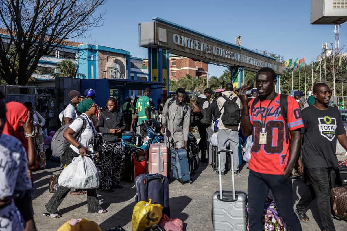 SENEGAL-UNIVERSITY-PROTEST